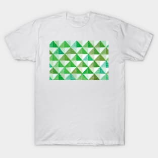 Watercolor quilt - green T-Shirt